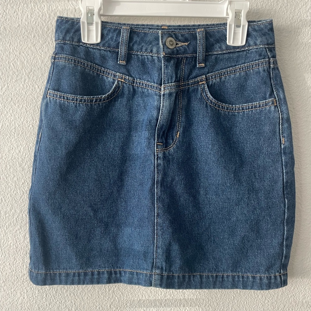 Hollister Ultra High Rise Denim Skirt | Size 0